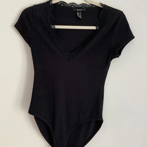 Black Lace Bodysuit - Worn once only